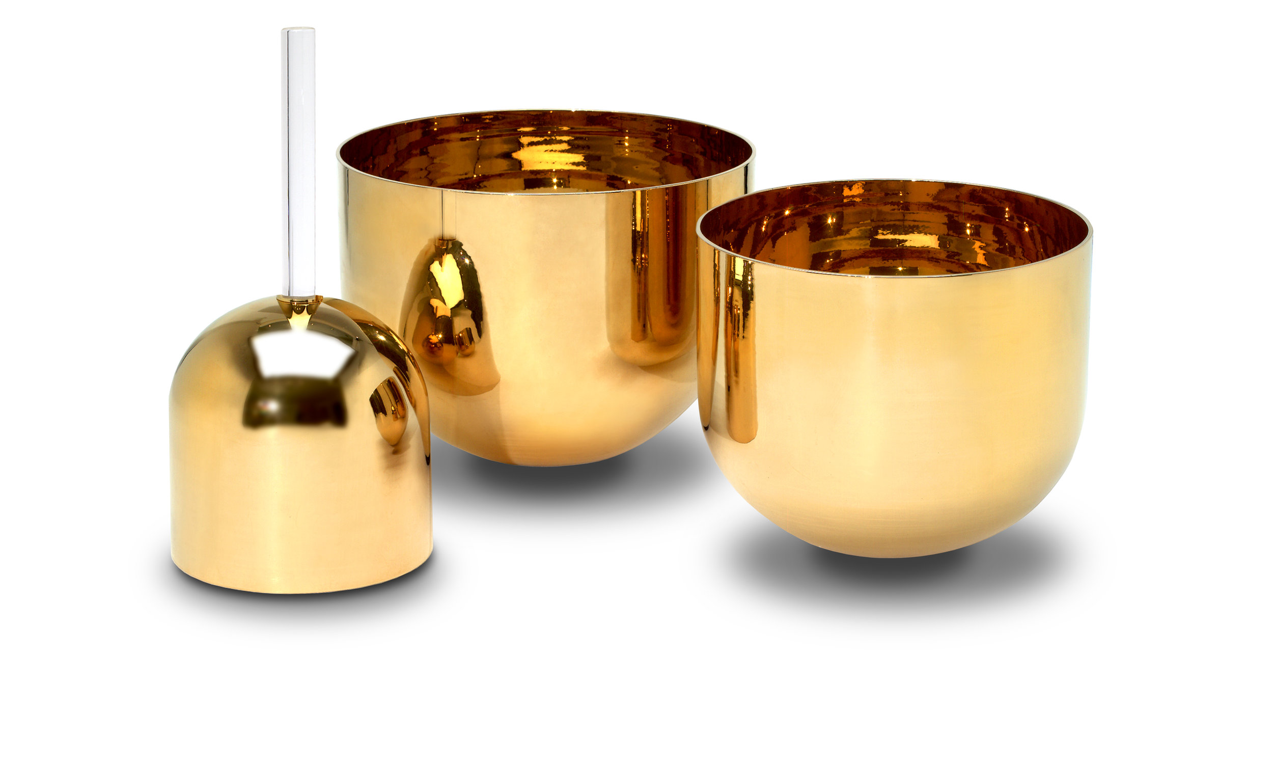 Crystal Bowls de ORO 24K